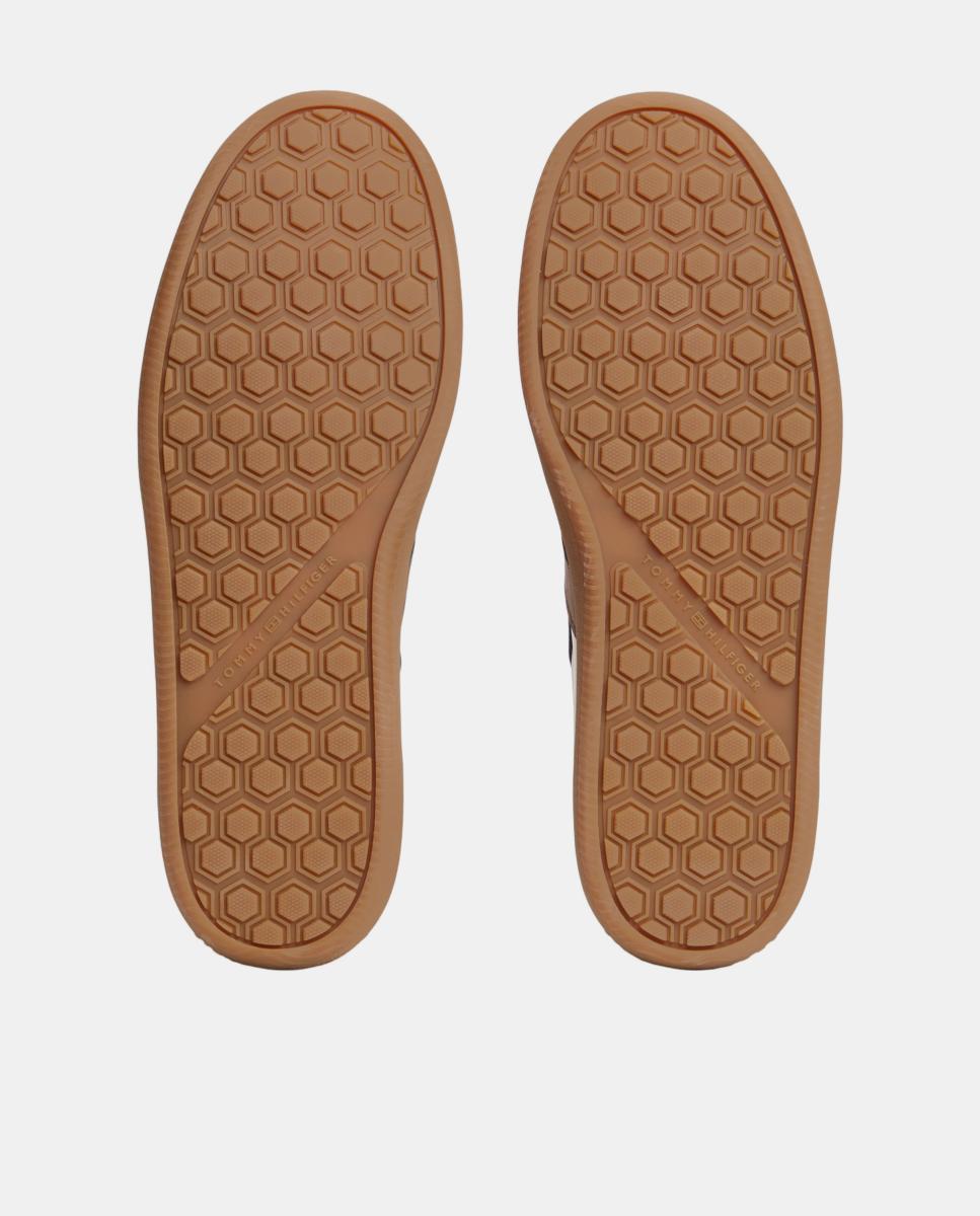 Zapatilla TH Tribeca de piel - Tommy Hilfiger - Blanco Blanco-7