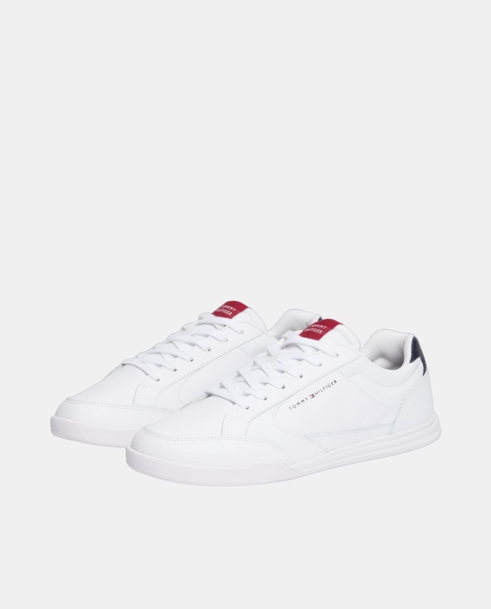 Imagen 2 de Zapatilla ultraligera de piel TH - Tommy Hilfiger - Blanco Blanco