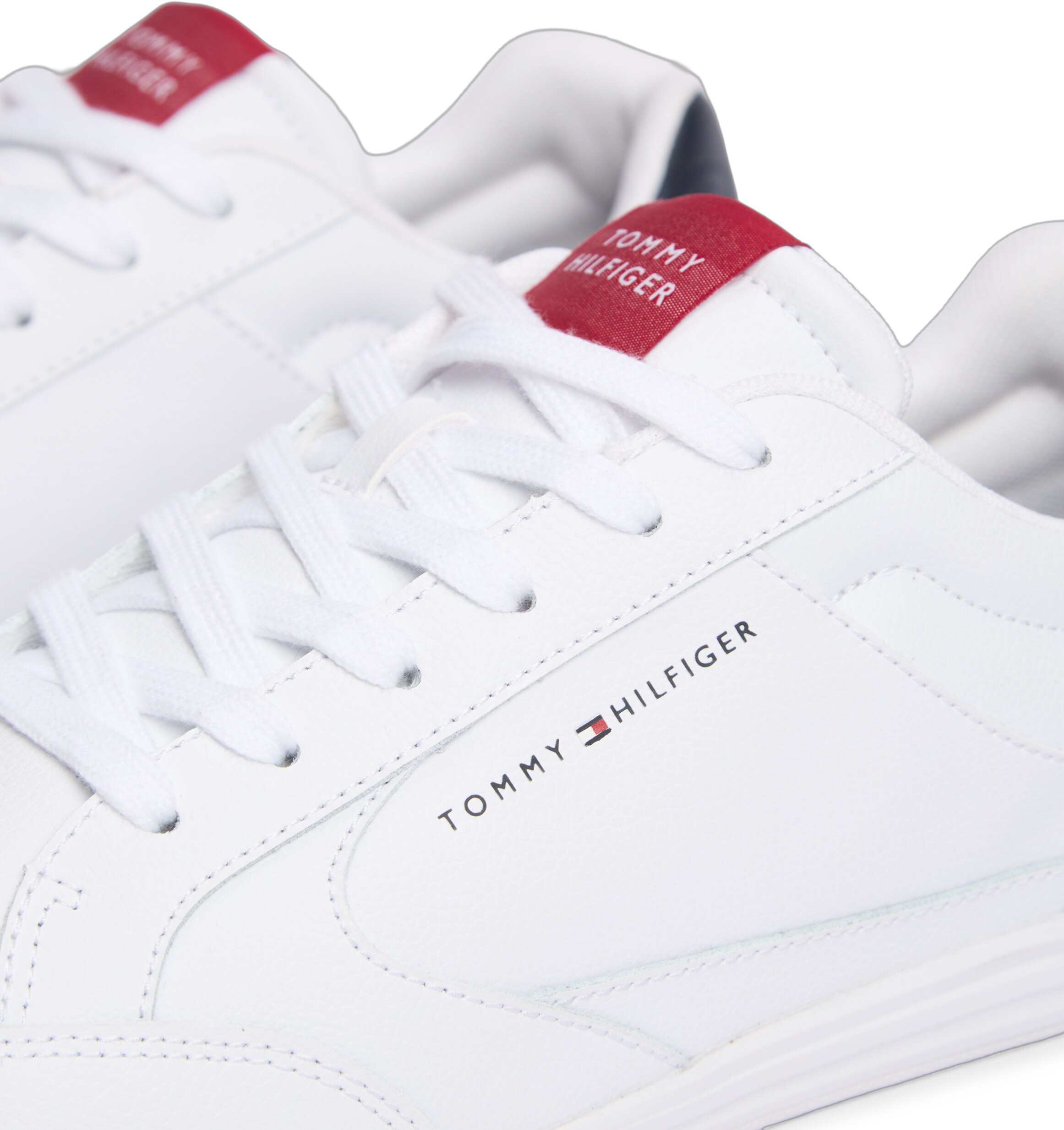 Imagen 3 de Zapatilla ultraligera de piel TH - Tommy Hilfiger - Blanco Blanco