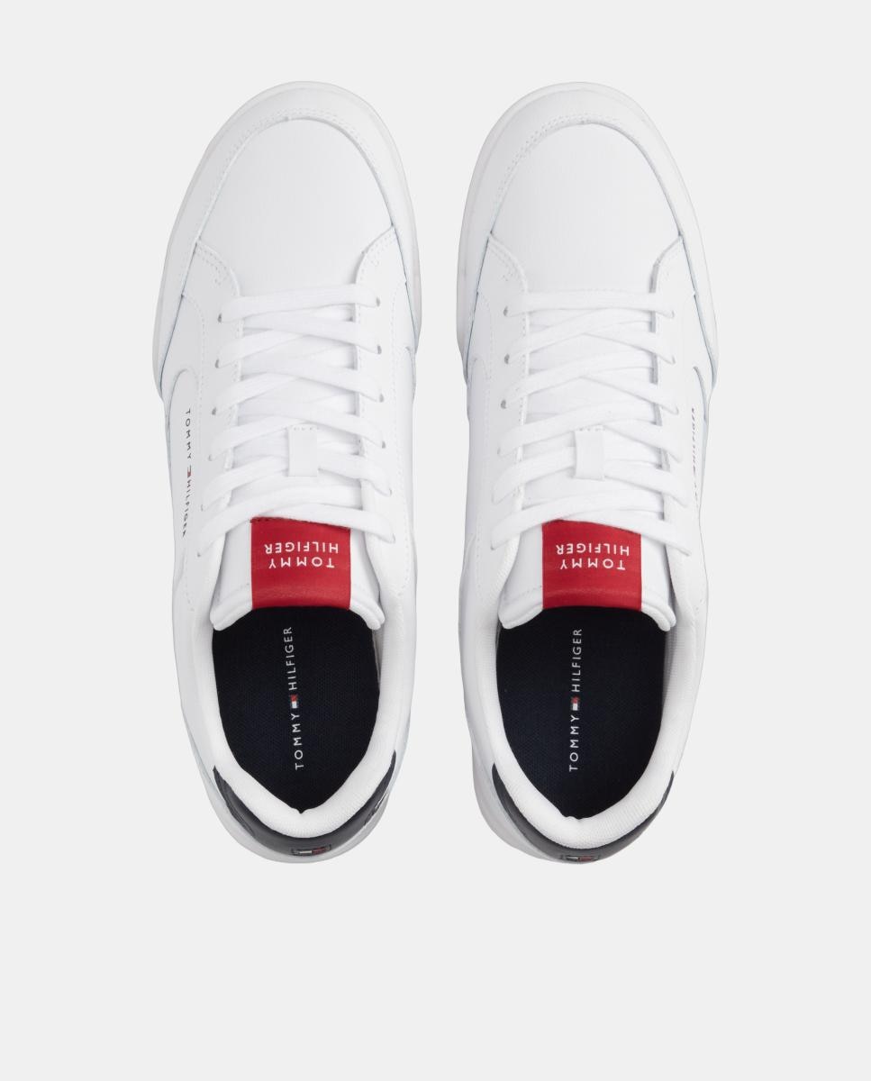 Imagen 4 de Zapatilla ultraligera de piel TH - Tommy Hilfiger - Blanco Blanco