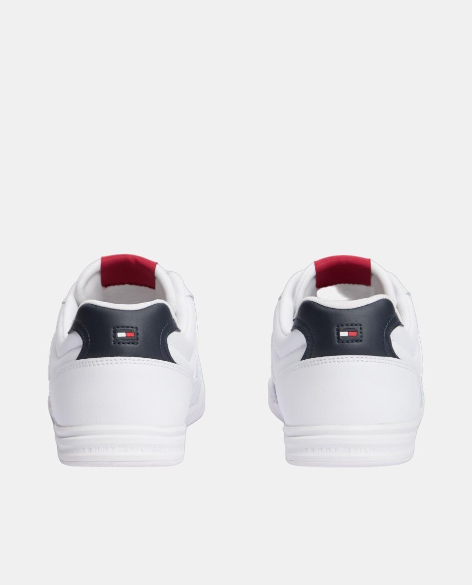 Imagen 6 de Zapatilla ultraligera de piel TH - Tommy Hilfiger - Blanco Blanco