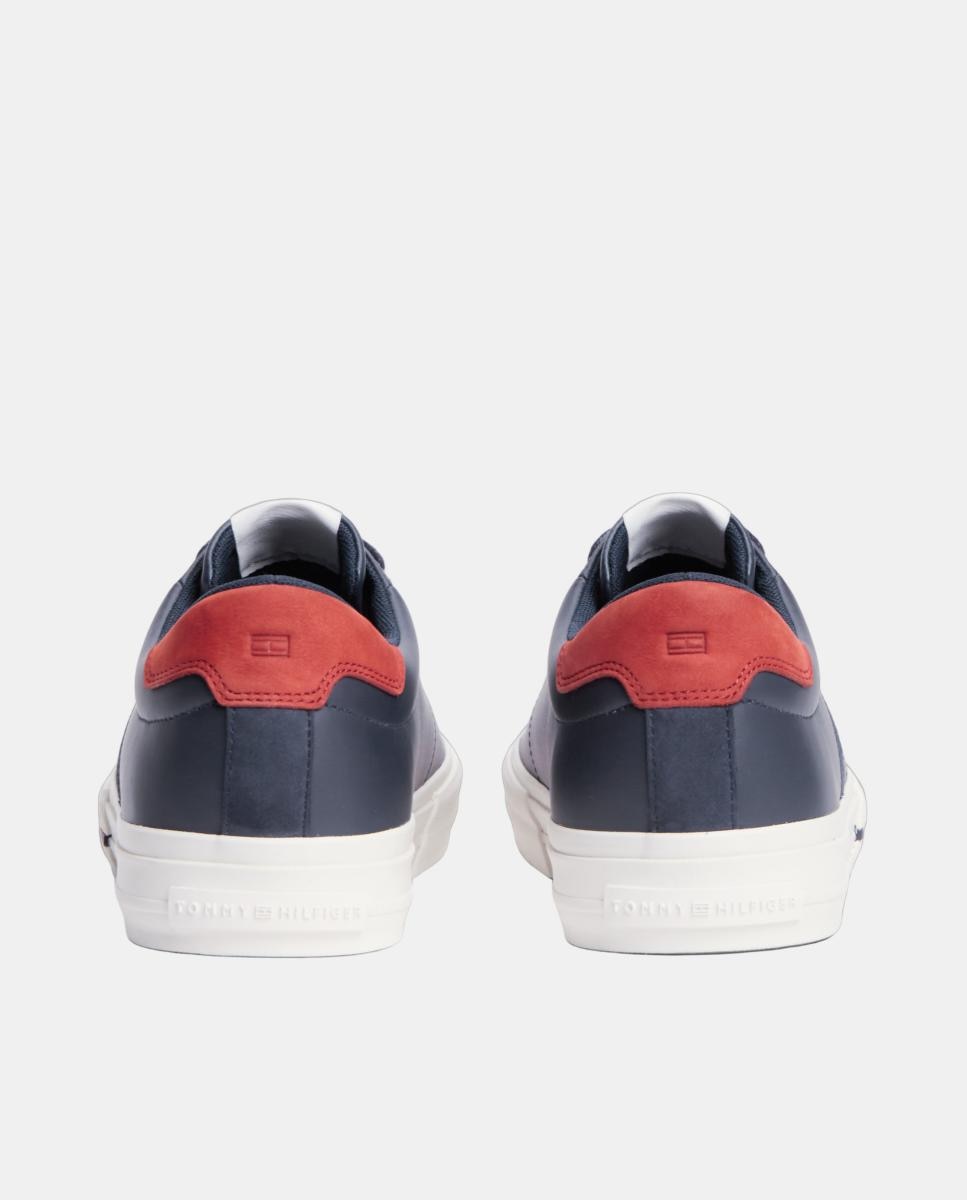 Zapatilla tipo casco de piel TH - Tommy Hilfiger - Azul marino Azul marino-6