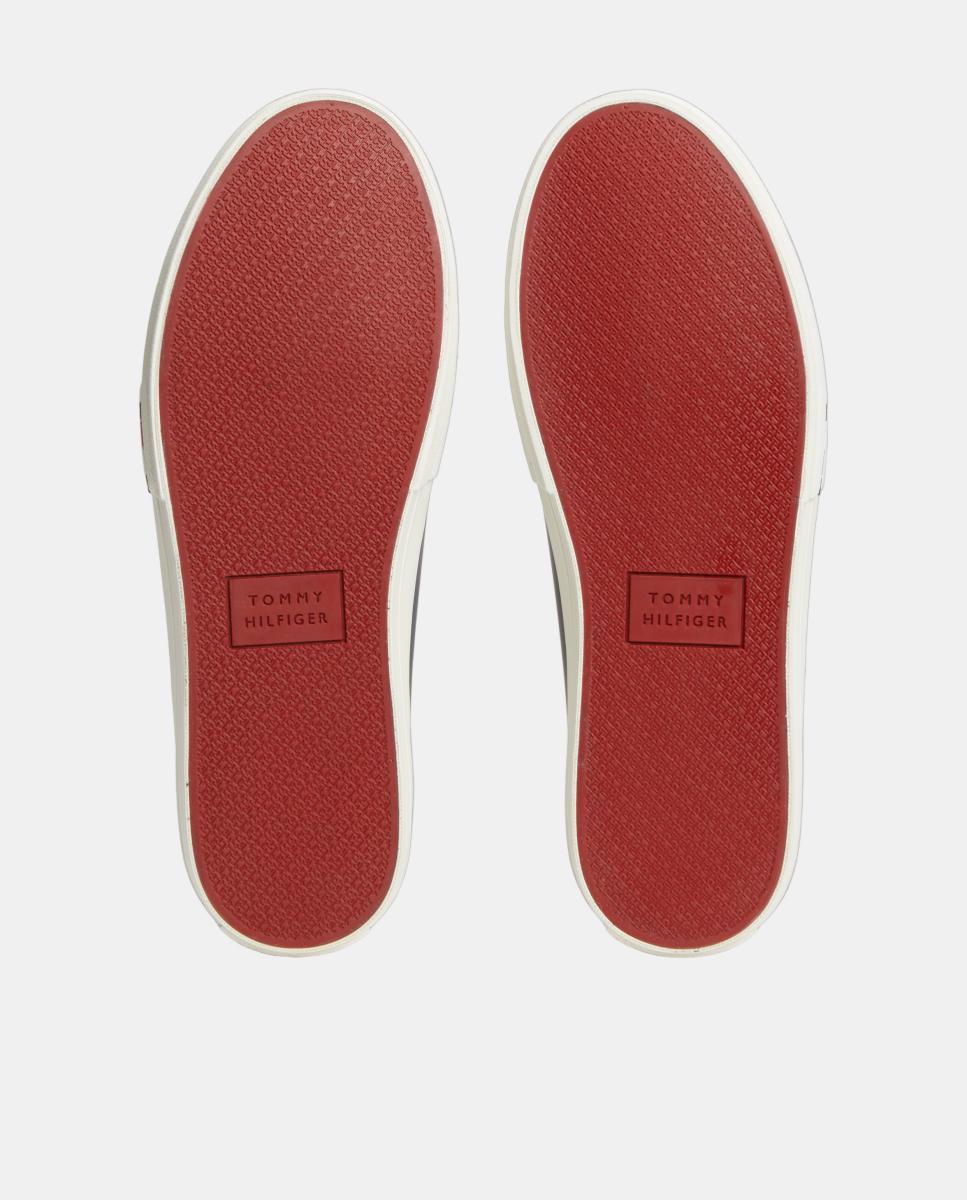 Zapatilla tipo casco de piel TH - Tommy Hilfiger - Azul marino Azul marino-7