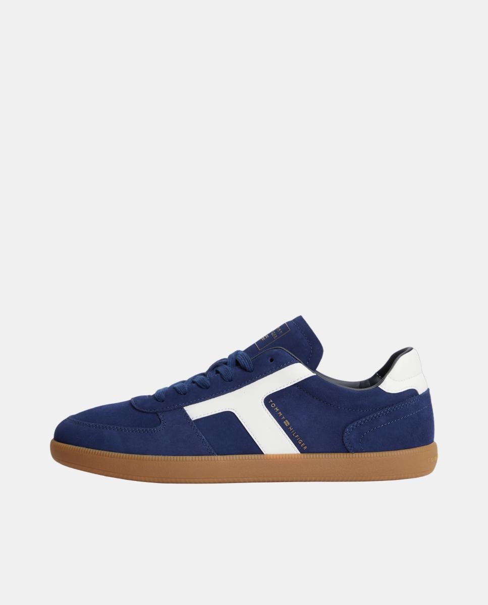 Sapatilhas Tribeca em Pele Azul-índigo-5