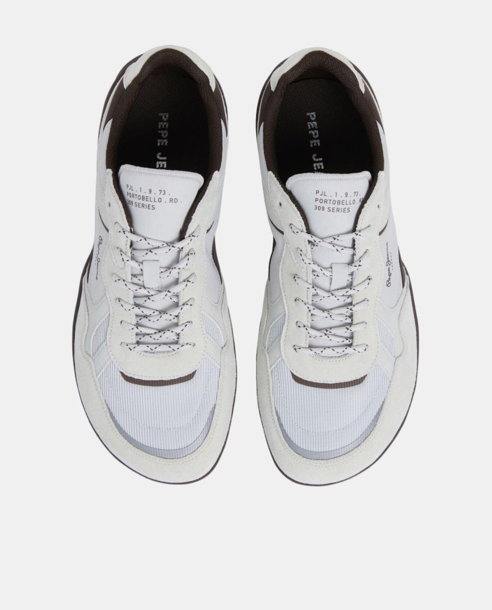 Nueva zapatilla Barefoot de diseño minimalista - Pepe Jeans - Gris claro Gris claro-3
