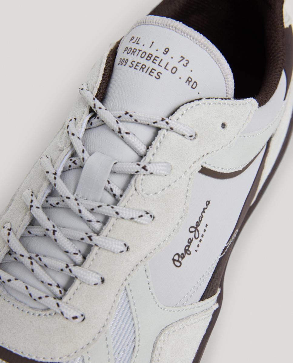 Nueva zapatilla Barefoot de diseño minimalista - Pepe Jeans - Gris claro Gris claro-5