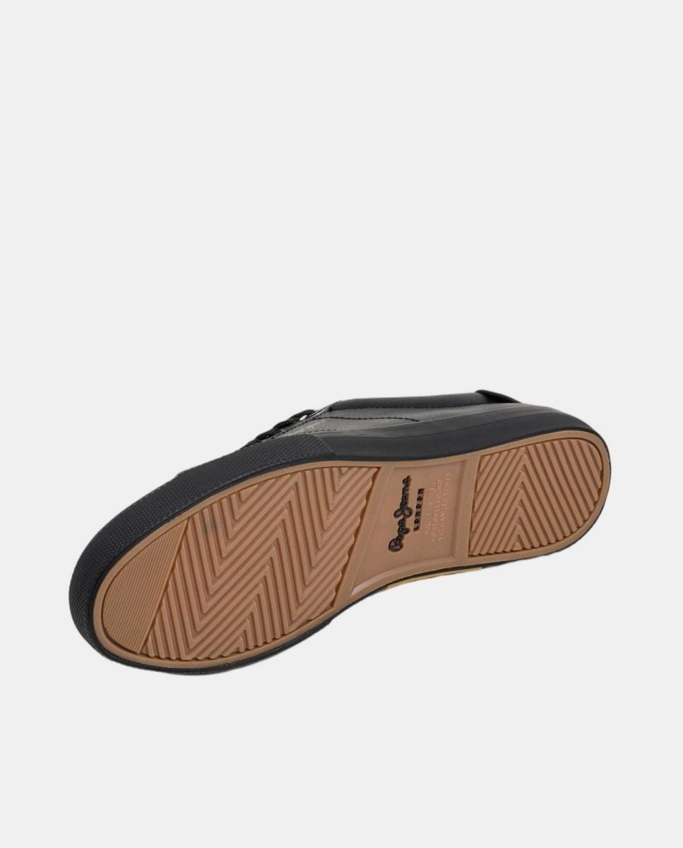 Sapatilhas Vulcanizadas com Design Clássico Preto-6