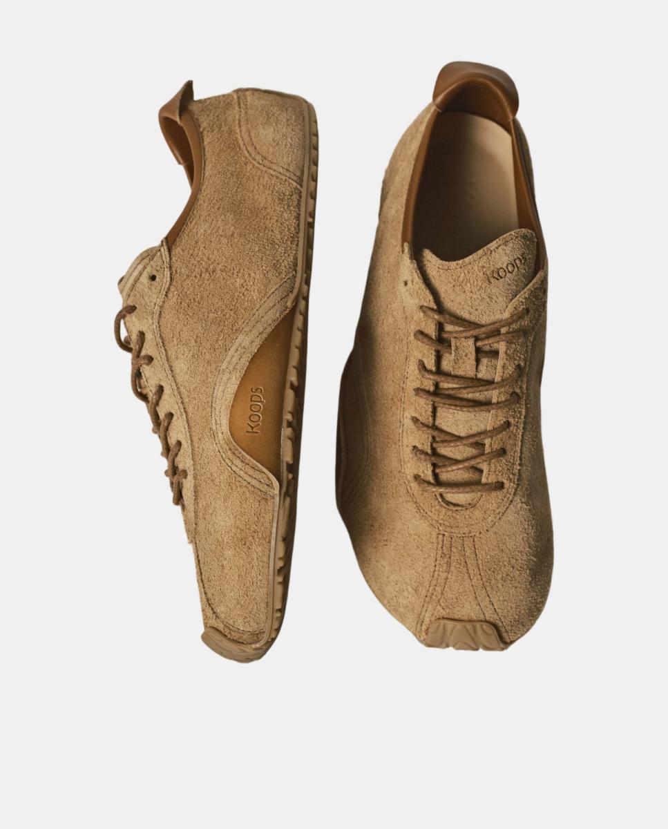 Zapatillas unisex en y suela plana sin drop. - KOOPS - Cuero Cuero-3