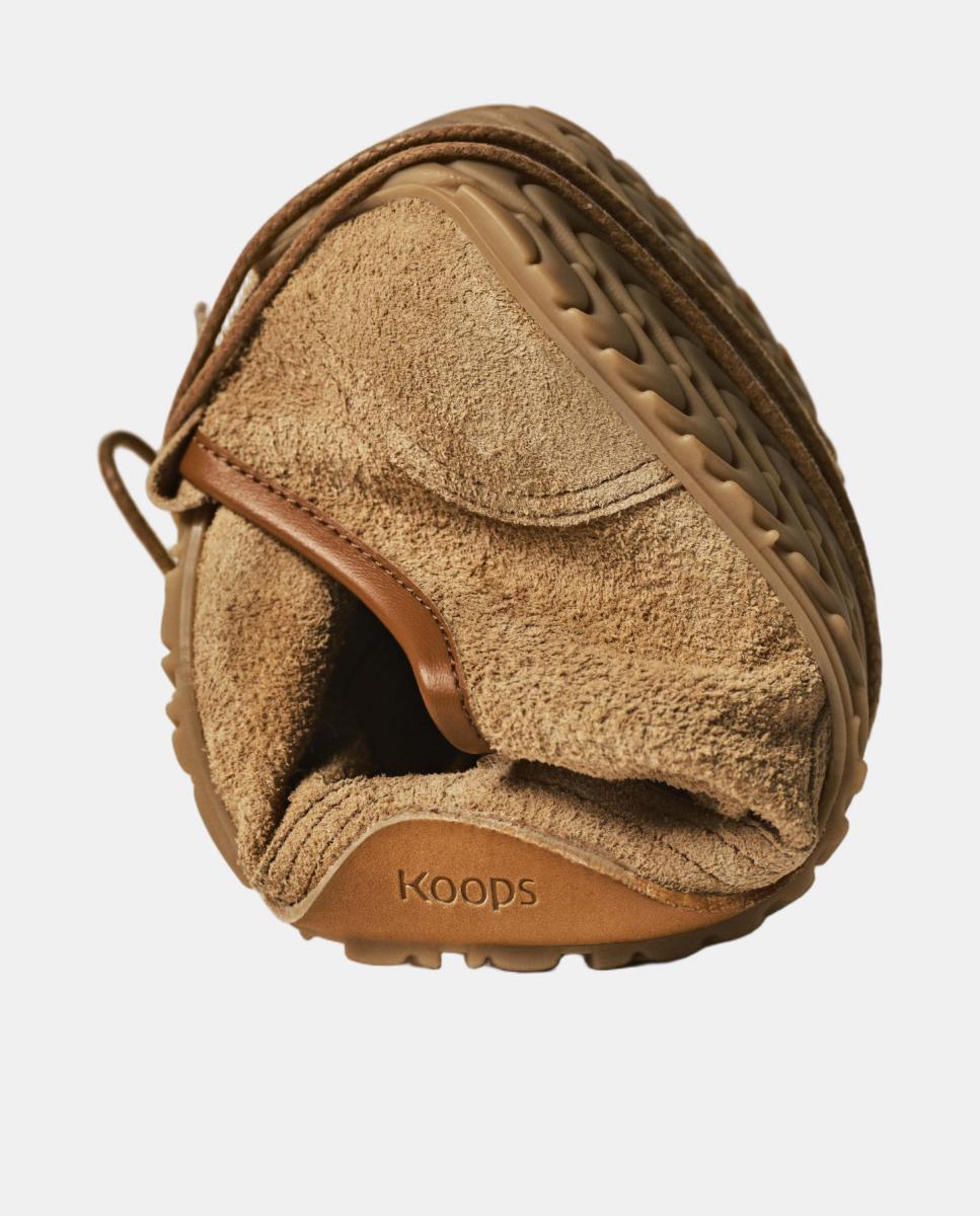 Zapatillas unisex en y suela plana sin drop. - KOOPS - Cuero Cuero-4