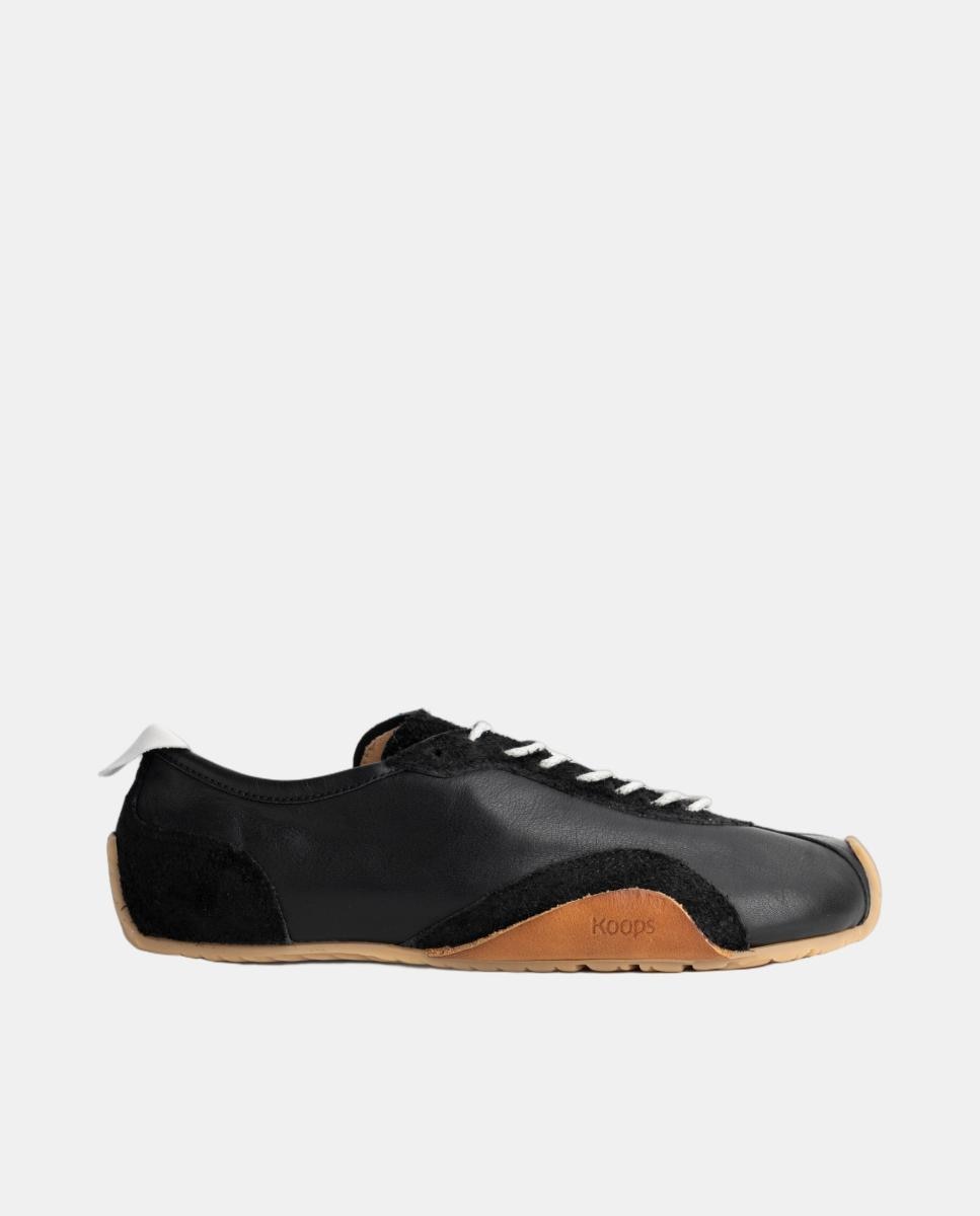 Imagen 0 de Zapatillas unisex en cuero y suela plana sin drop