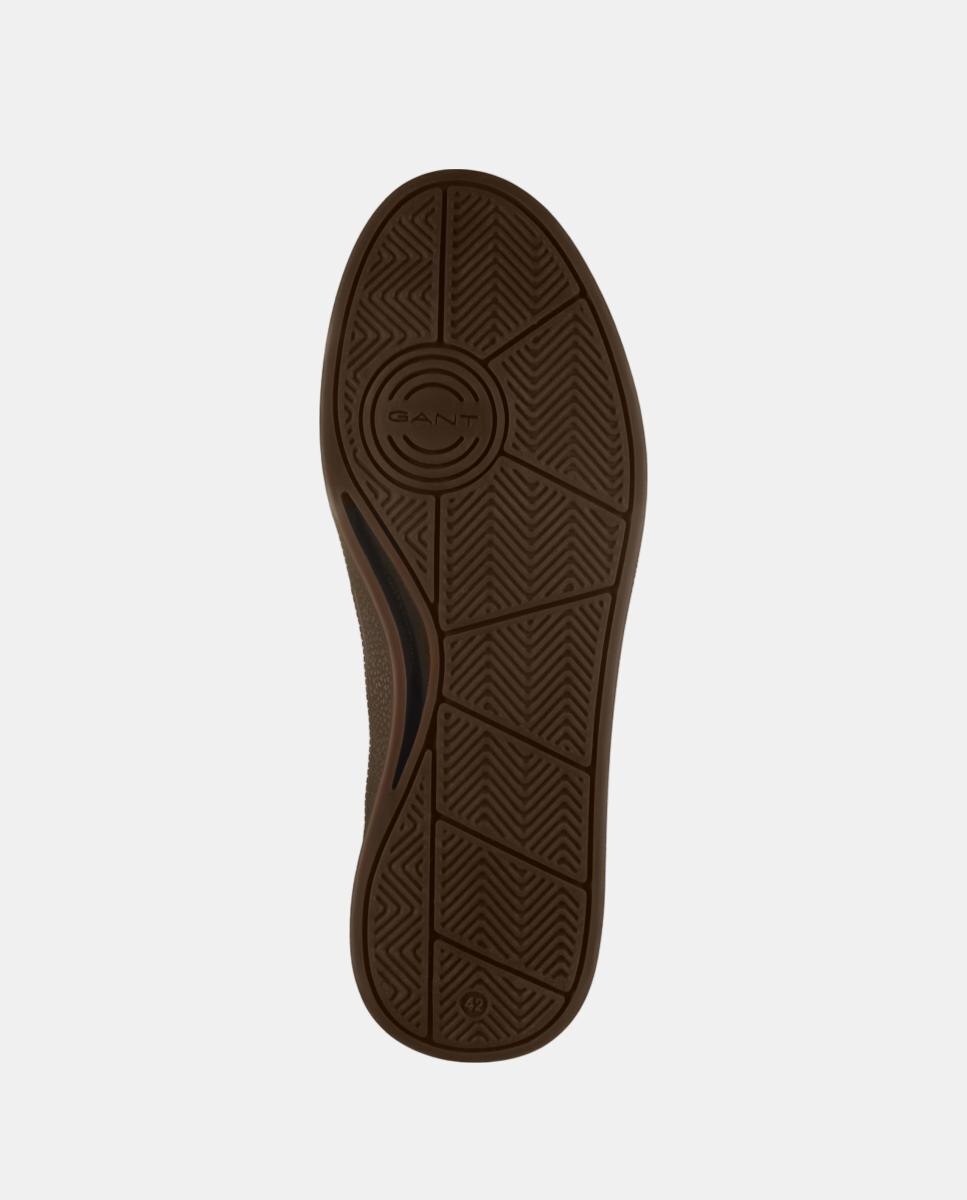 Zaptillas cuzmo de hombre de piel - Gant - Marrón Marrón-5