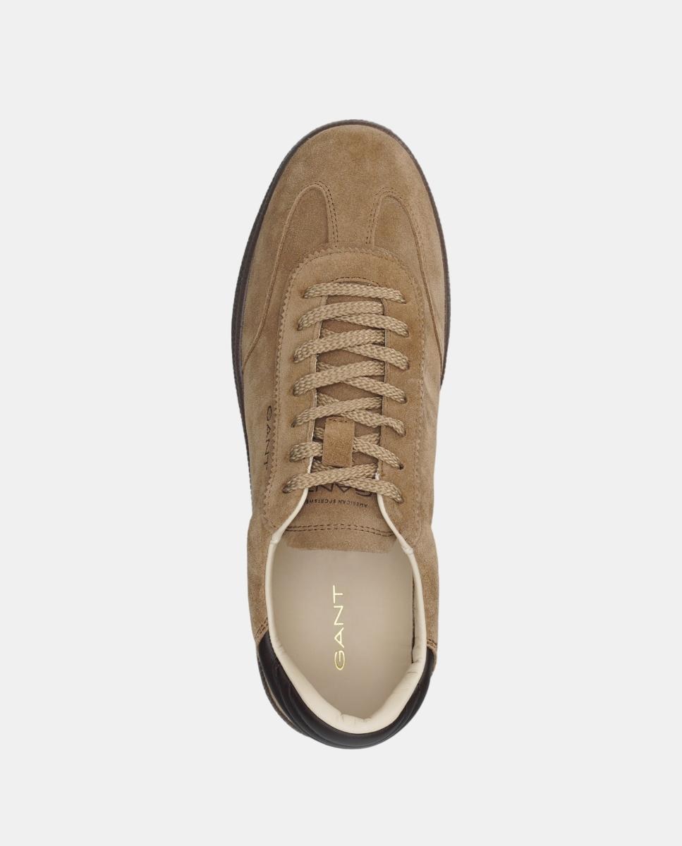 Zaptillas cuzmo de hombre de piel - Gant - Marrón Marrón-6