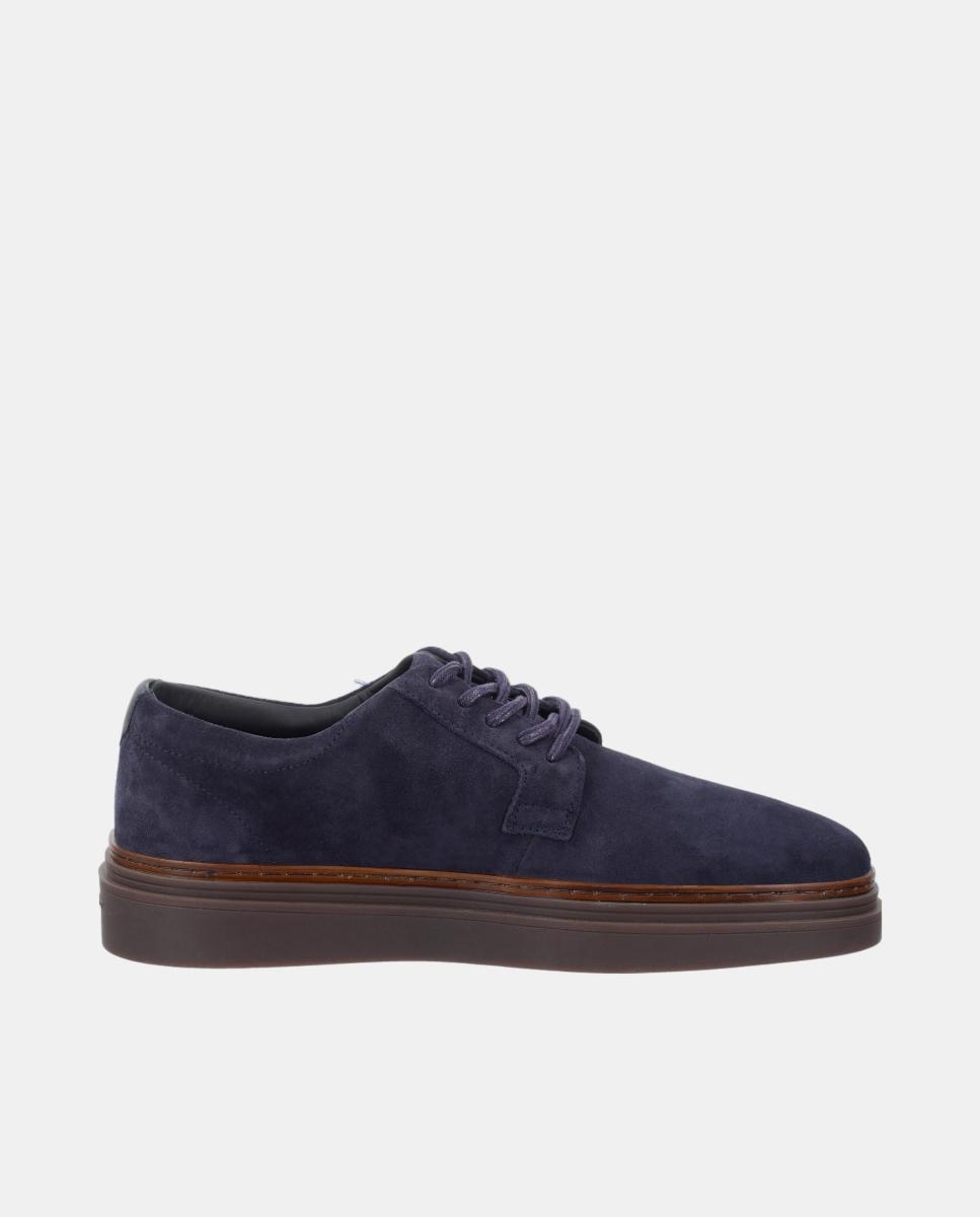 Zapatilla kinzoon de hombre de ante - Gant - Azul oscuro Azul oscuro-1