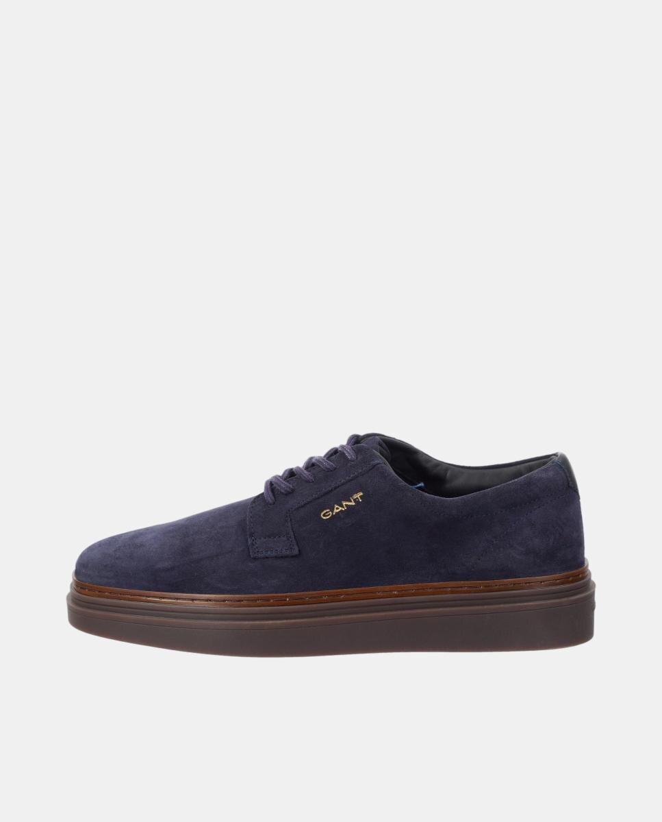 Zapatilla kinzoon de hombre de ante - Gant - Azul oscuro Azul oscuro-2