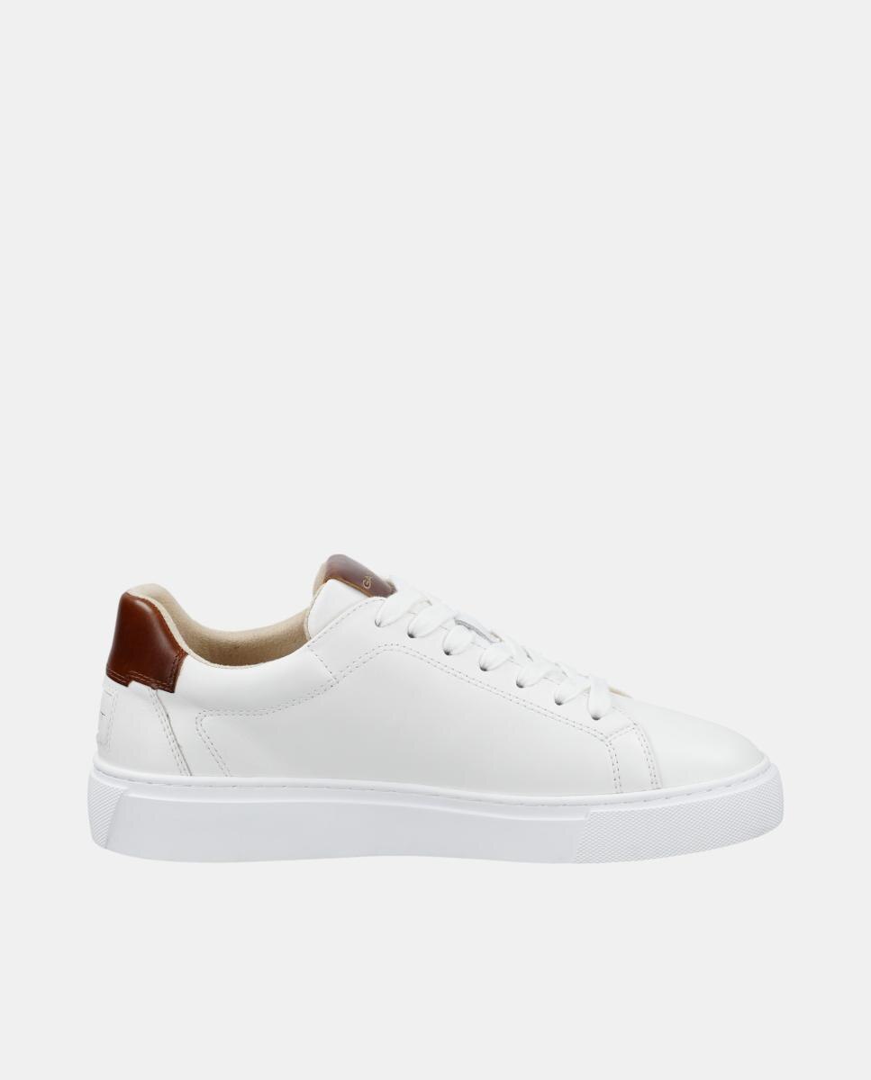 Zapatilla mc julien de hombre de piel con logo - Gant - Blanco Blanco-1
