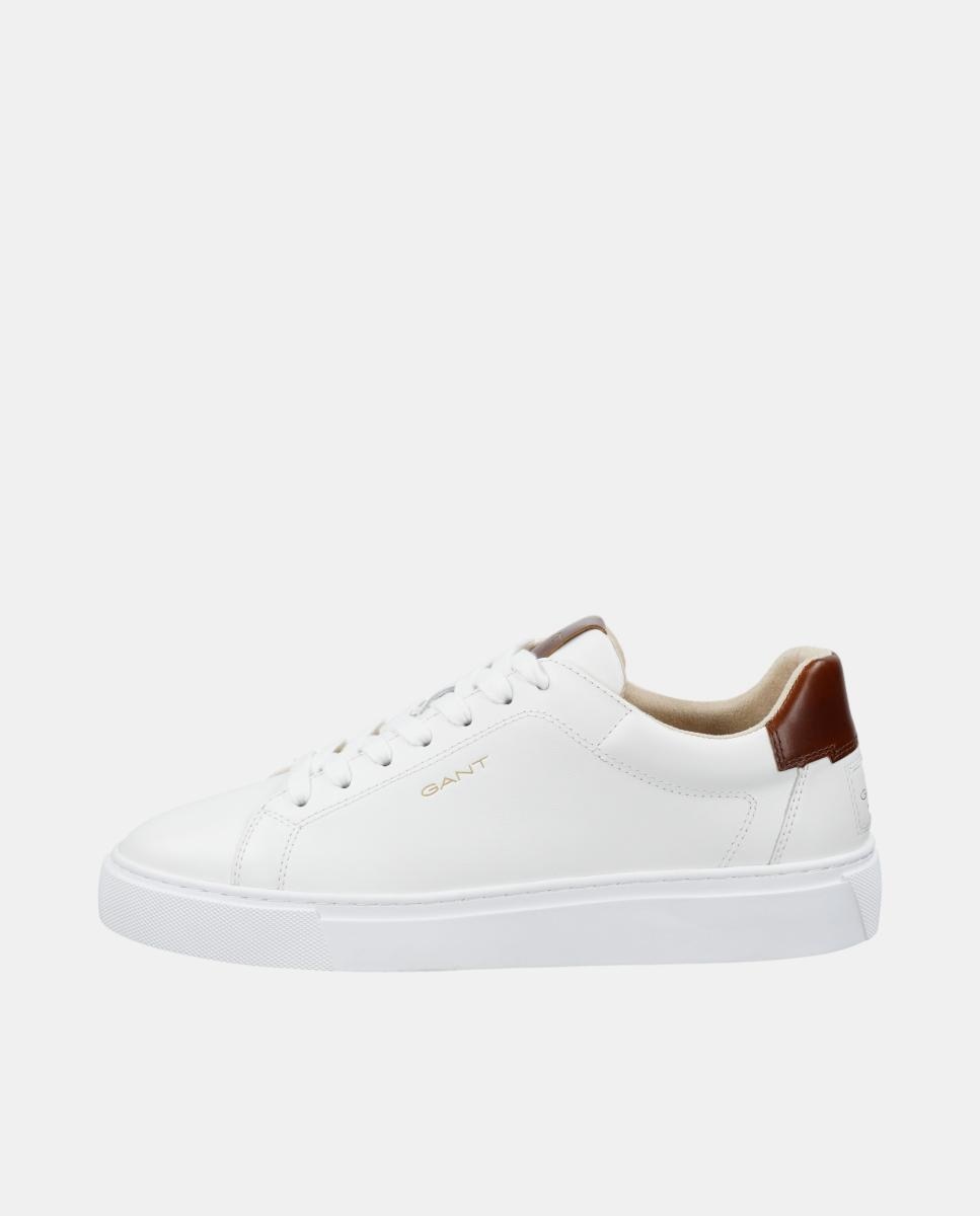 Zapatilla mc julien de hombre de piel con logo - Gant - Blanco Blanco-2