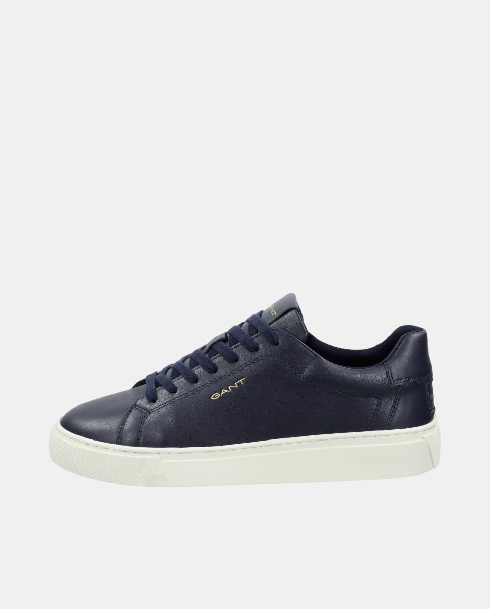 Zapatilla mc julien de hombre de piel con logo - Gant - Azul oscuro Azul oscuro-2