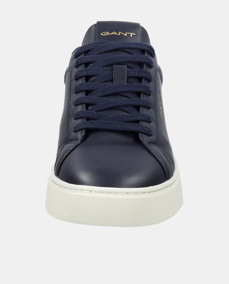 Zapatilla mc julien de hombre de piel con logo - Gant - Azul oscuro Azul oscuro-3