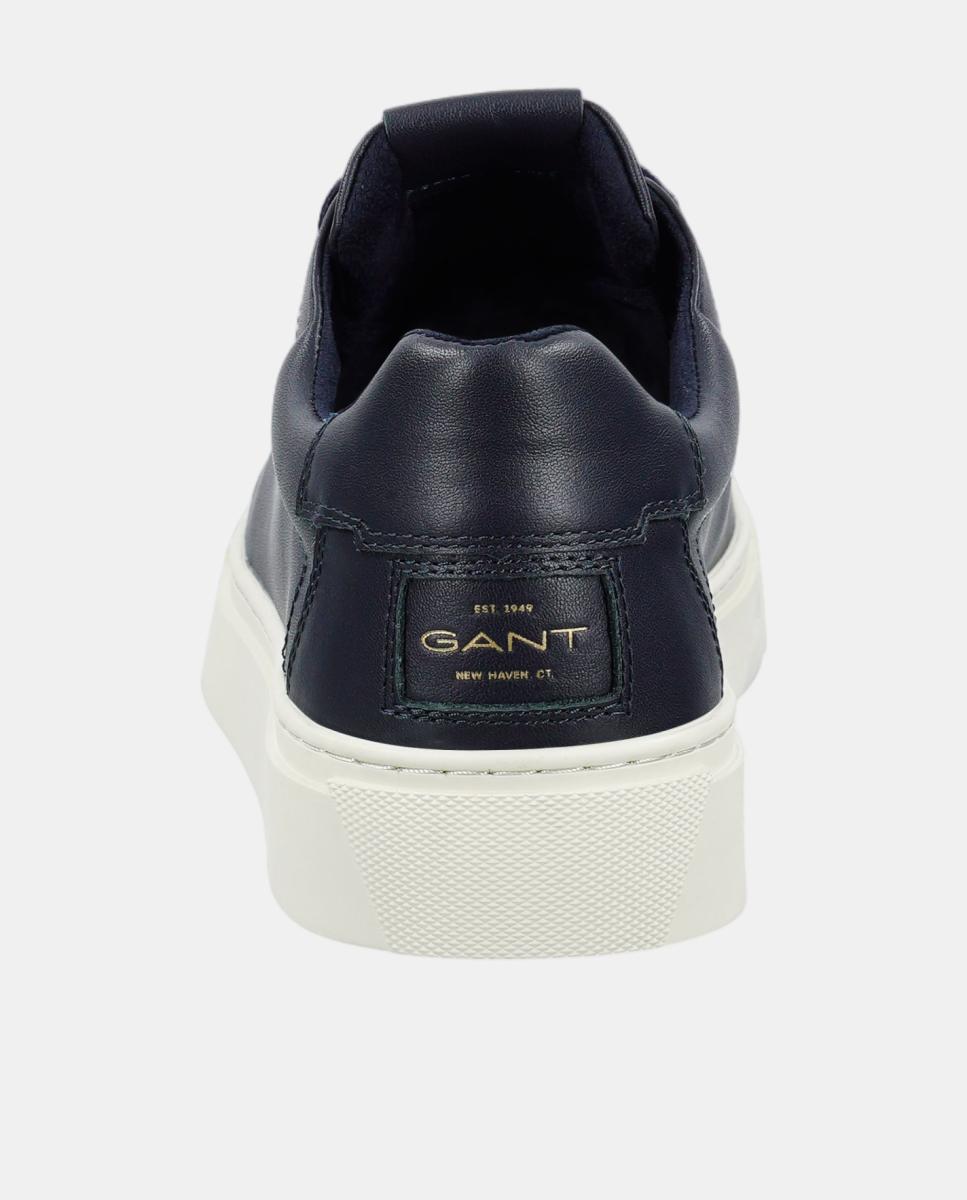 Zapatilla mc julien de hombre de piel con logo - Gant - Azul oscuro Azul oscuro-4