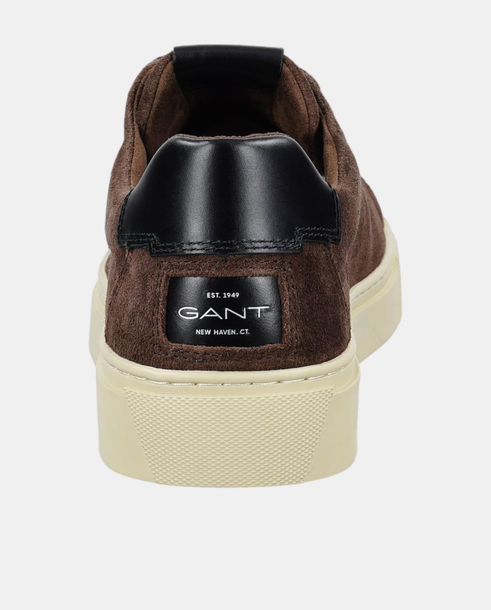 Zapatilla mc julien de hombre de ante con logo - Gant - Marrón oscuro Marrón oscuro-4