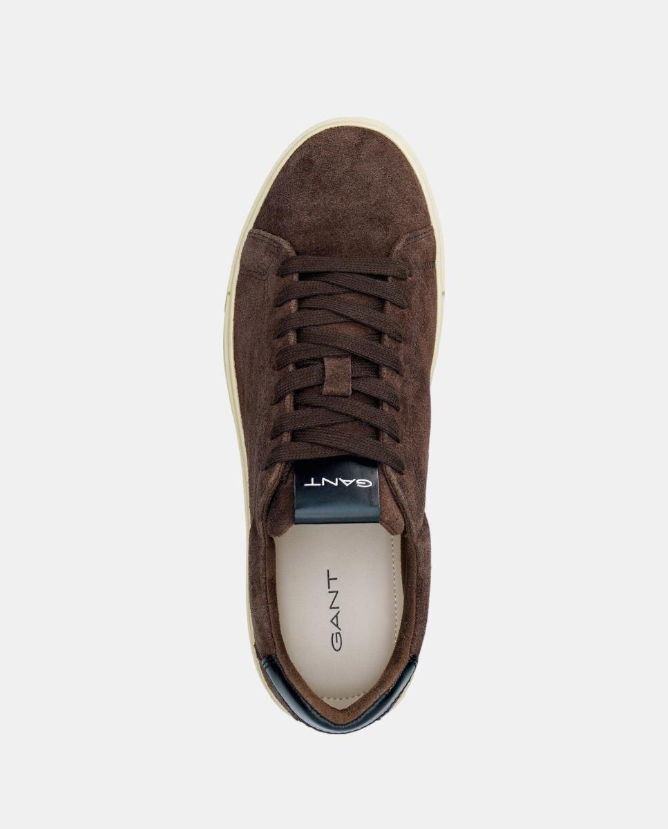Zapatilla mc julien de hombre de ante con logo - Gant - Marrón oscuro Marrón oscuro-5
