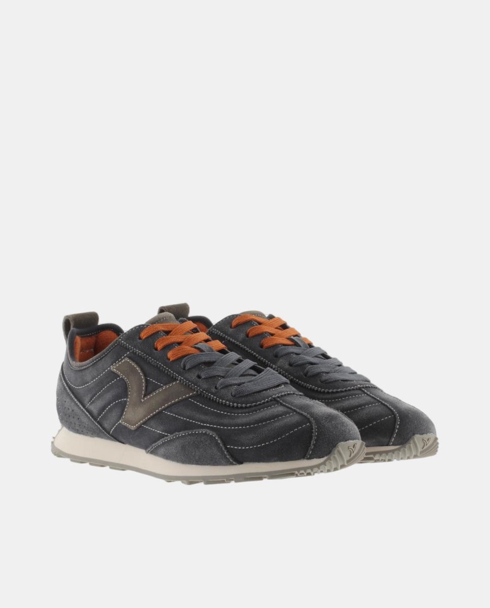 Sapatilhas Desportivas Unissexo de Croute com Atacadores Bicolor Azuis-5