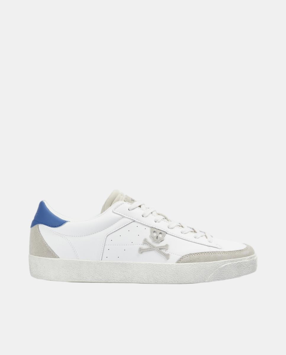 Imagen 1 de Zapatillas de hombre bajas clásicas de napa - Scalpers - Blanco Blanco