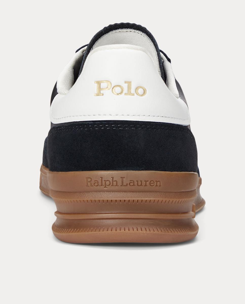 Zapatillas AERA de hombre tipo casco bajas piel. - Polo Ralph Lauren - Negro Negro-4