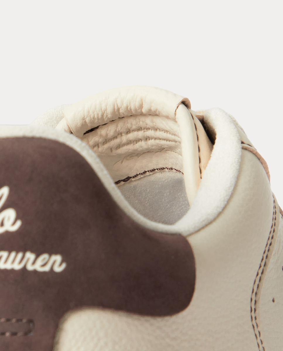 Imagen 5 de Zapatillas MASTERS CRT de hombre tipo basket bajas piel. - Polo Ralph Lauren - Marrón oscuro Marrón oscuro