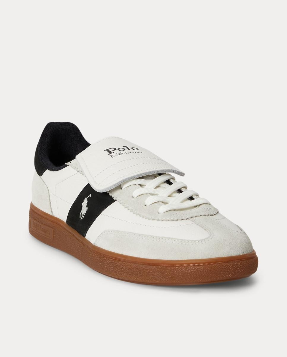 Zapatillas BEDFORD de hombre tipo casco bajas piel. - Polo Ralph Lauren - Blanco roto Blanco roto-5