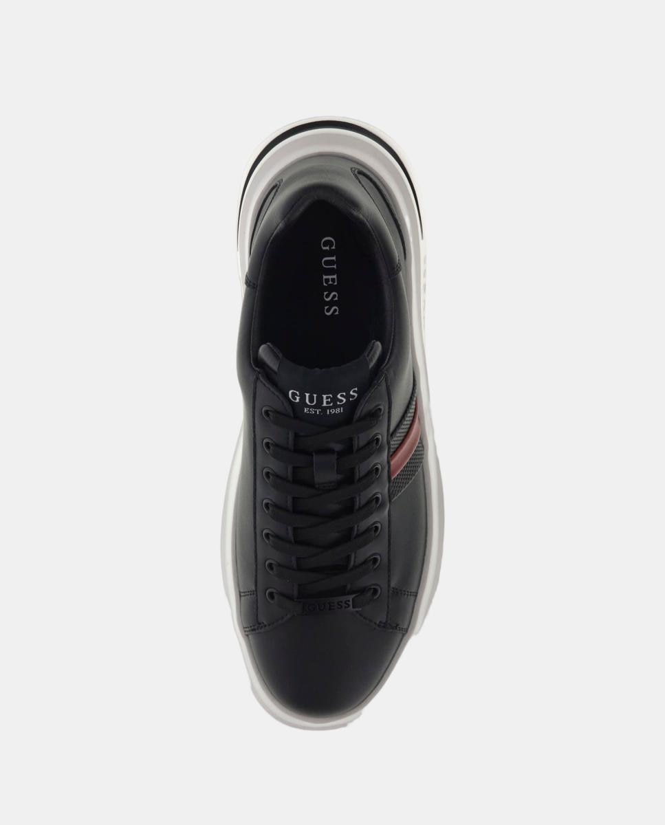 Zapatilla baja de hombre - Guess - Negro Negro-4