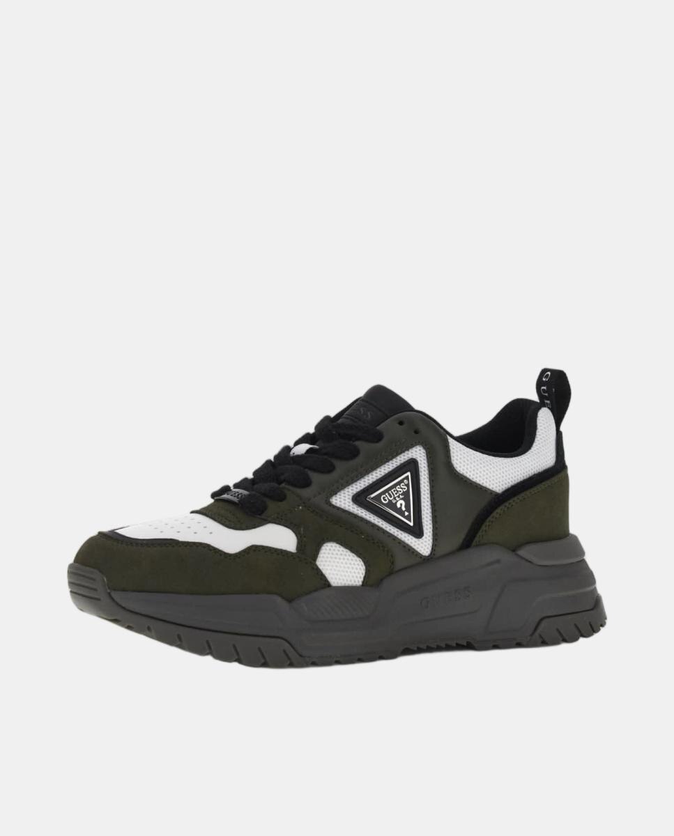 Zapatilla baja de hombre - Guess - Verde Oliva Verde Oliva-5
