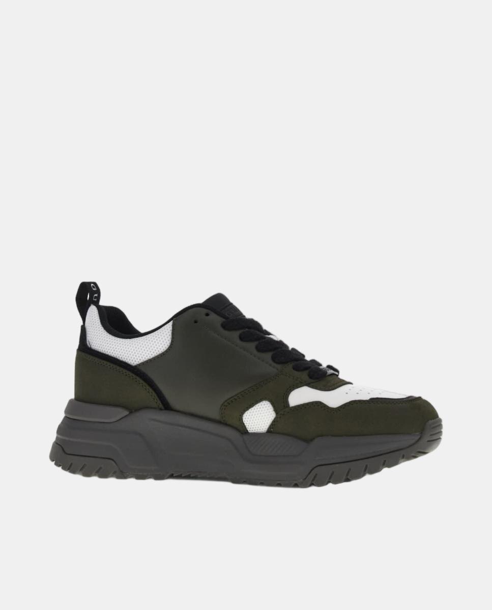 Zapatilla baja de hombre - Guess - Verde Oliva Verde Oliva-6