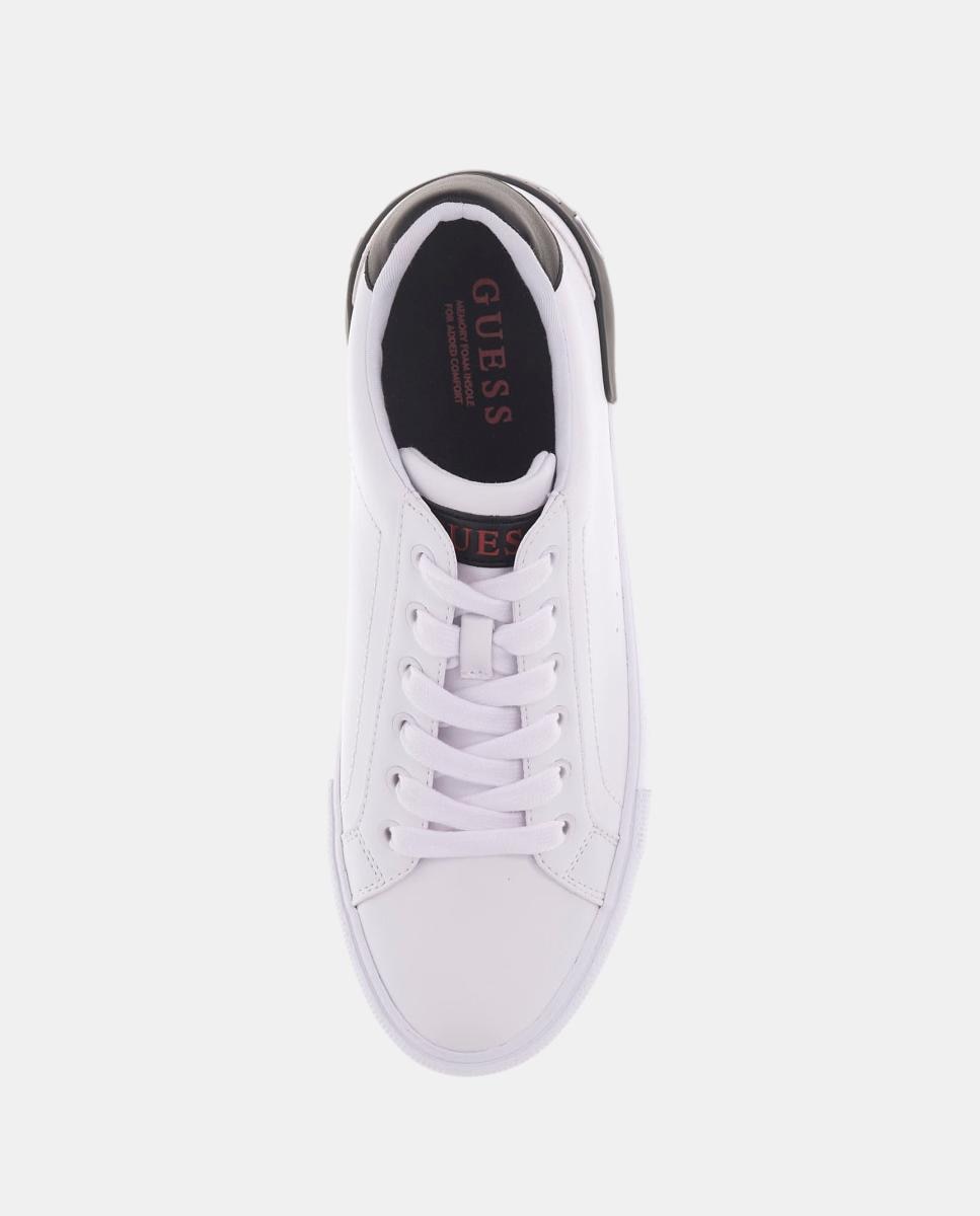 Imagen 3 de Zapatilla baja de hombre - Guess - Blanco Blanco