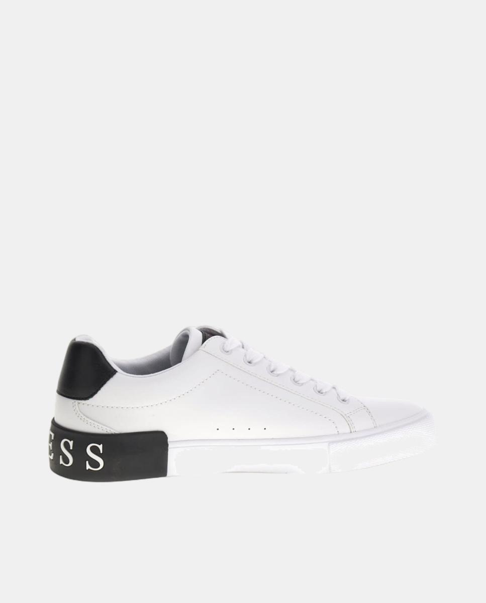 Imagen 5 de Zapatilla baja de hombre - Guess - Blanco Blanco
