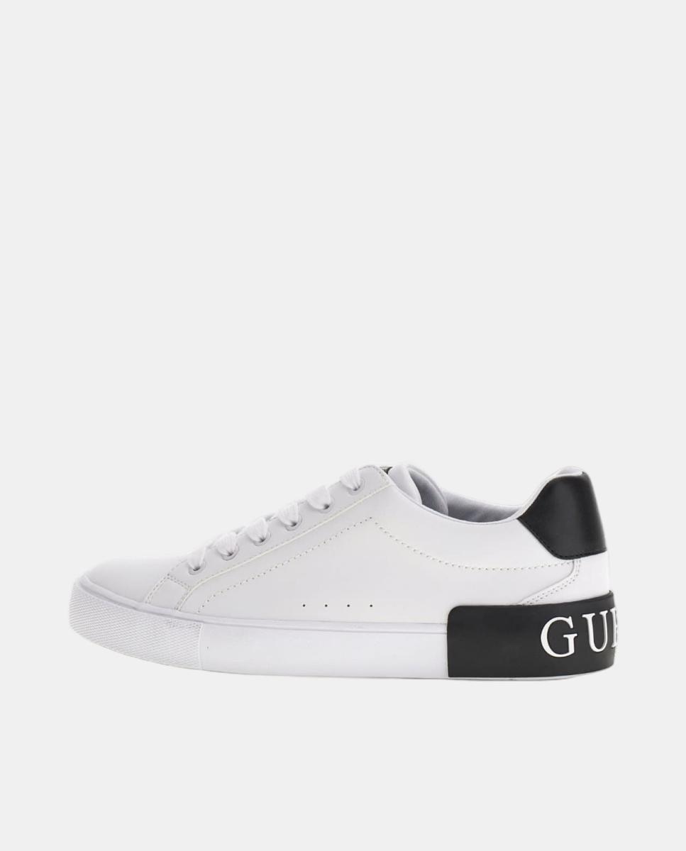 Imagen 9 de Zapatilla baja de hombre - Guess - Blanco Blanco