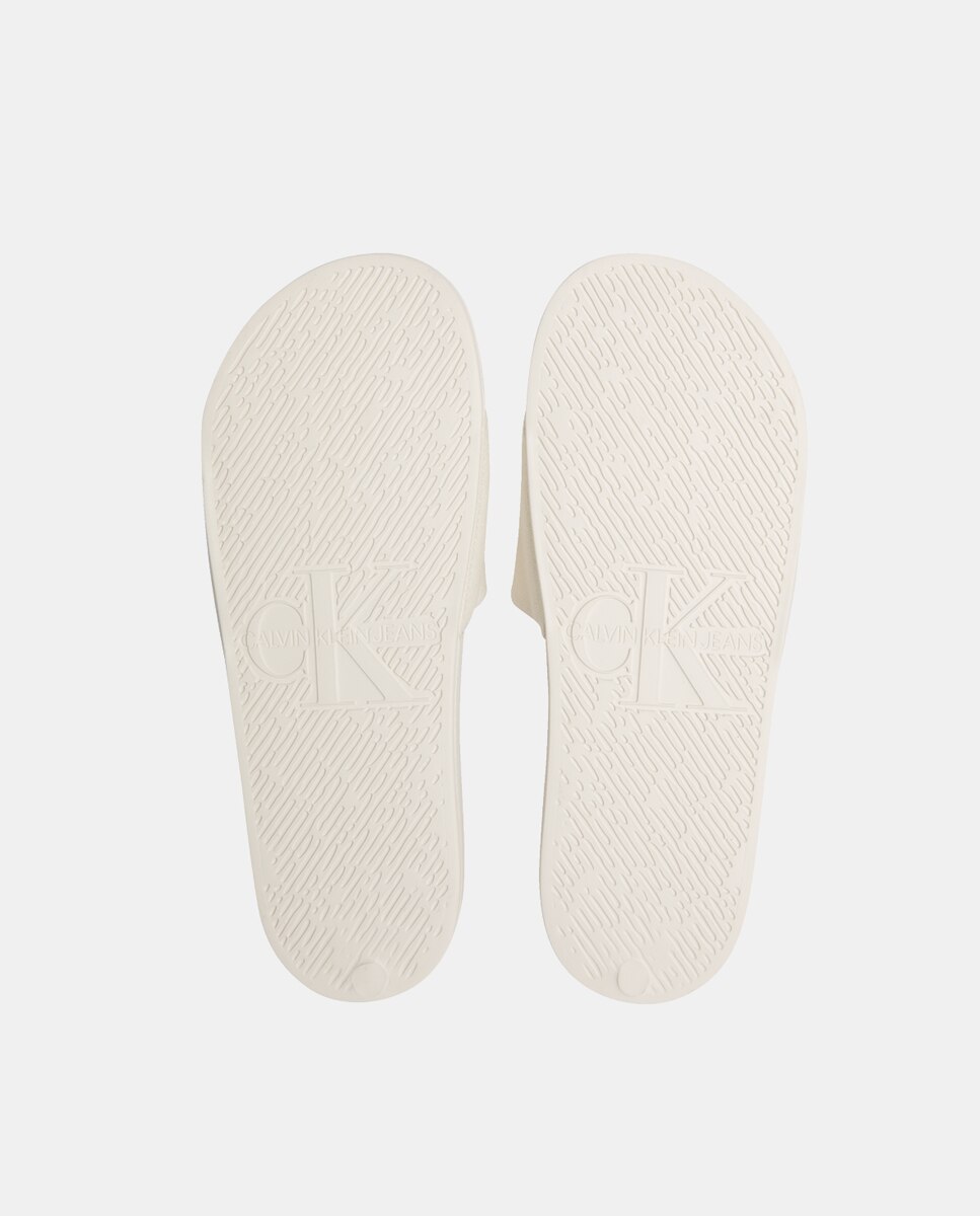 Chinelos com Logótipo Branco-marfim-5