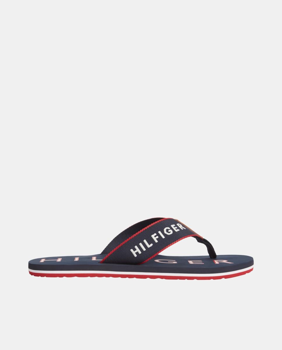 Sandalias de hombre con logo - Tommy Hilfiger - Azul marino Azul marino-1