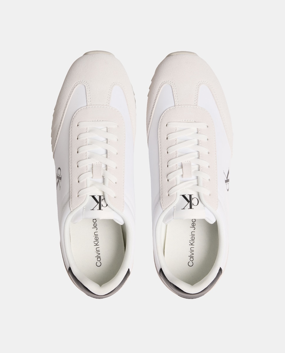 Sapatilhas de Nylon e Croute com Logótipo Branco-2