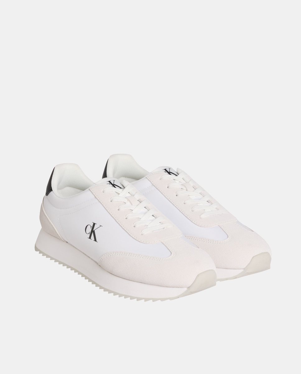 Sapatilhas de Nylon e Croute com Logótipo Branco-3