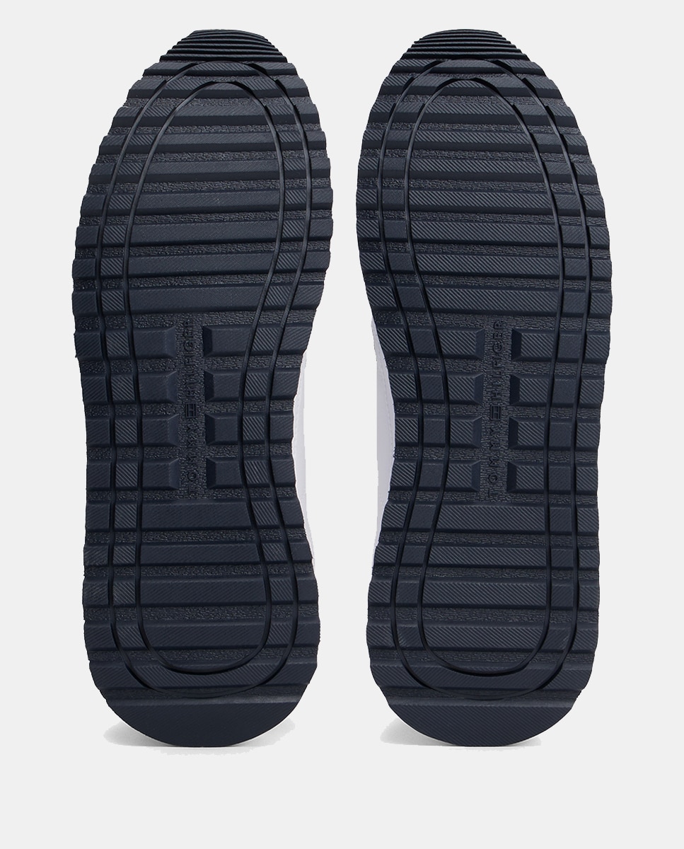 Sapatilhas Runner Mix com Logótipo Verde-escuro-6