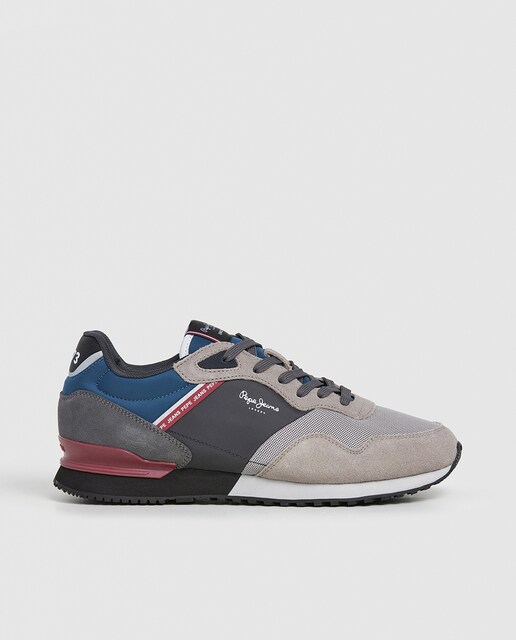 Imagem 0 de Sapatilhas London Brick em Combinação de Cores - Azul-Marinho/Cinzento/Azul-Escuro