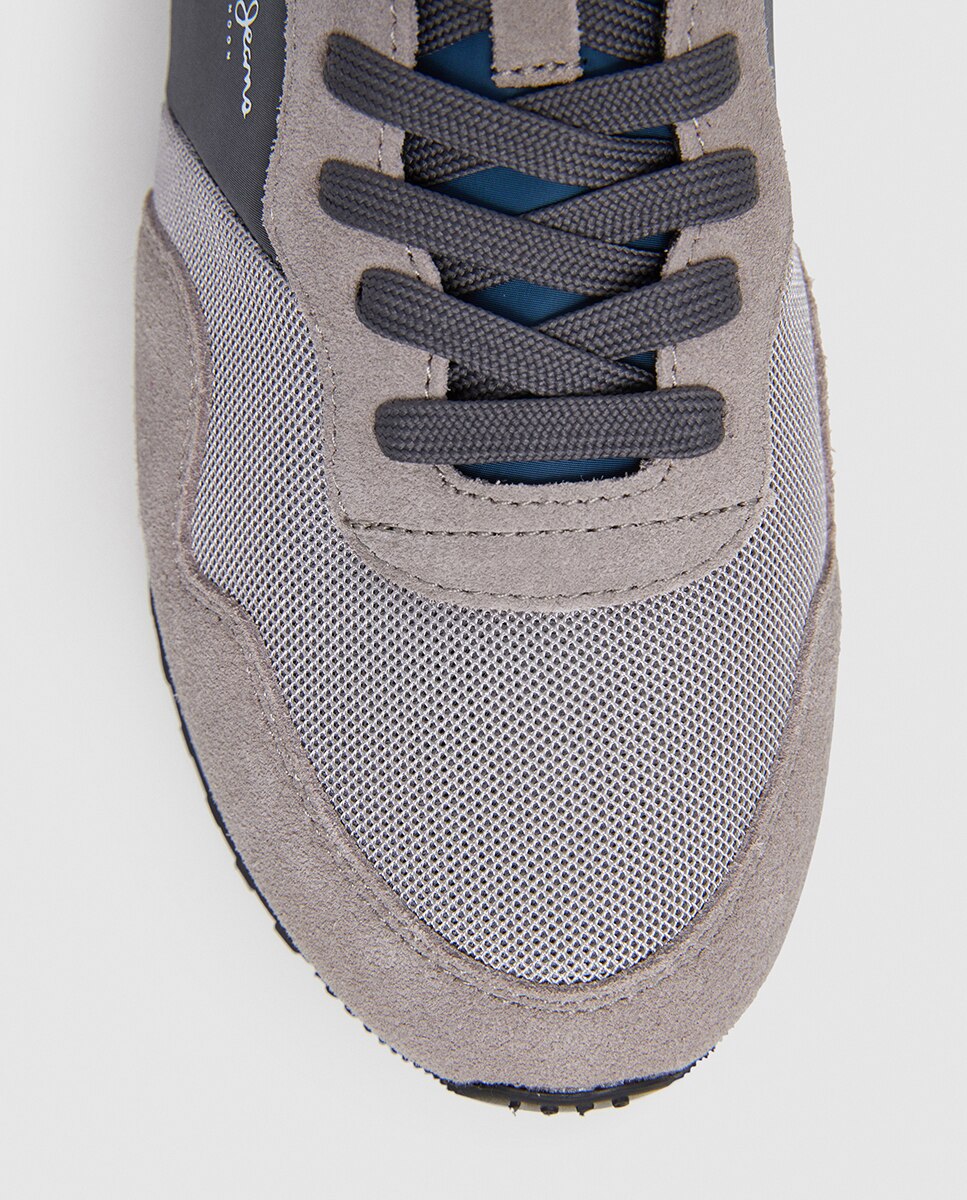 Sapatilhas London Brick em Combinação de Cores - Azul-Marinho/Cinzento/Azul-Escuro Multicolor-5