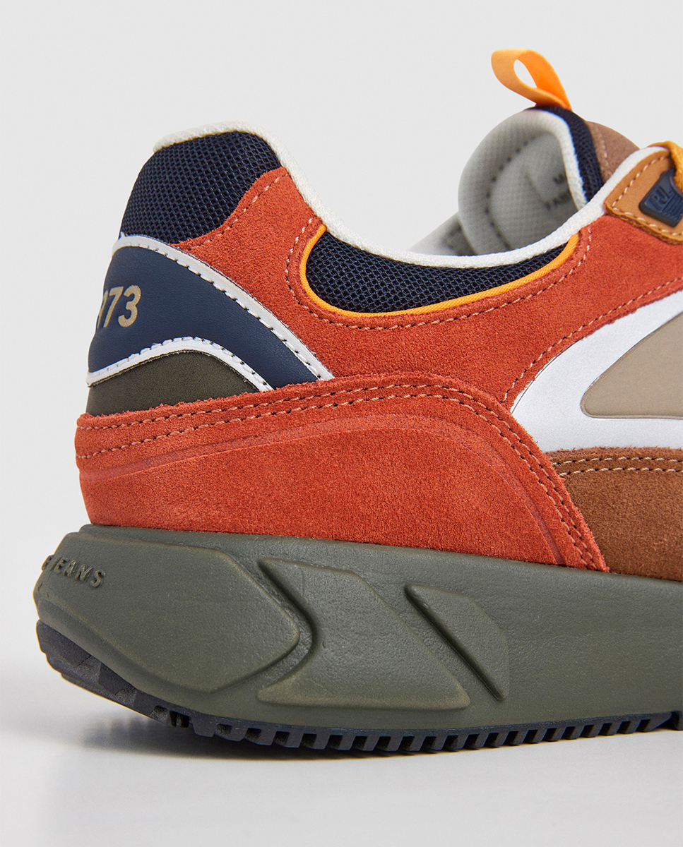 Sapatilhas Marlon Sports em Combinação de Material e Cor Multicolor-10