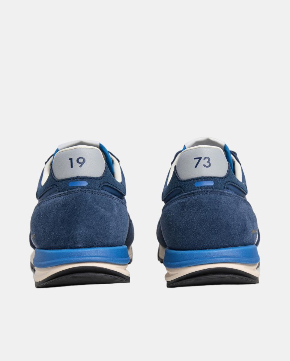 Zapatilla Fashion-Retro combinada en diferentes materiales. - Pepe Jeans - Azul marino Azul marino-4