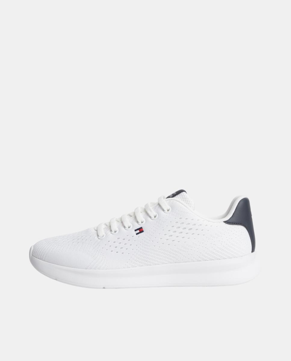 Sapatilhas Runner Ultraligeiras com Bandeira Branco-3