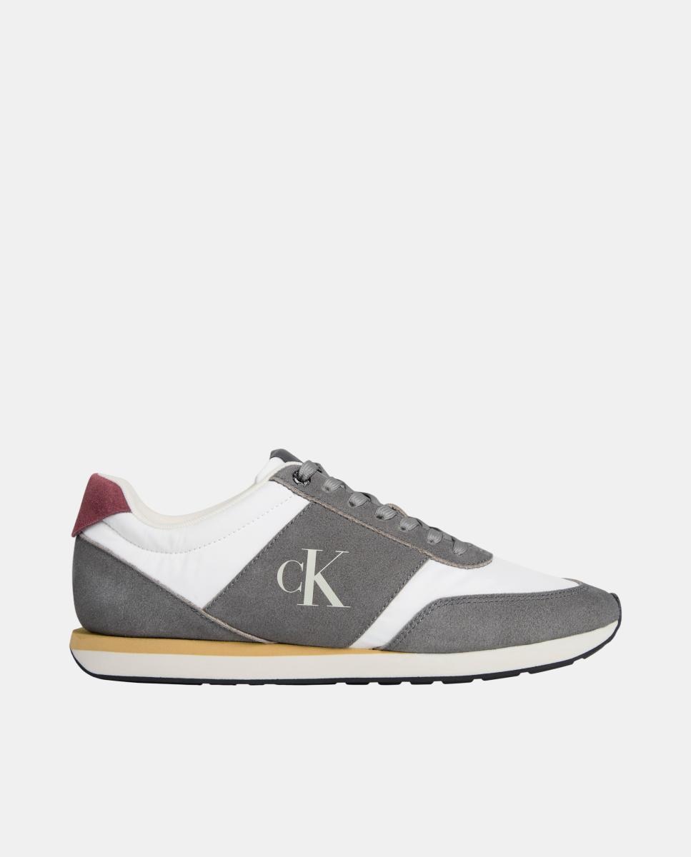 Calvin Klein - Zapatillas runner nylon y ante Calvin Klein.
