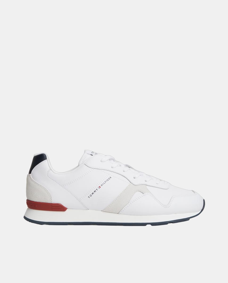 Imagen 0 de Zapatilla runner TH de piel Blanco