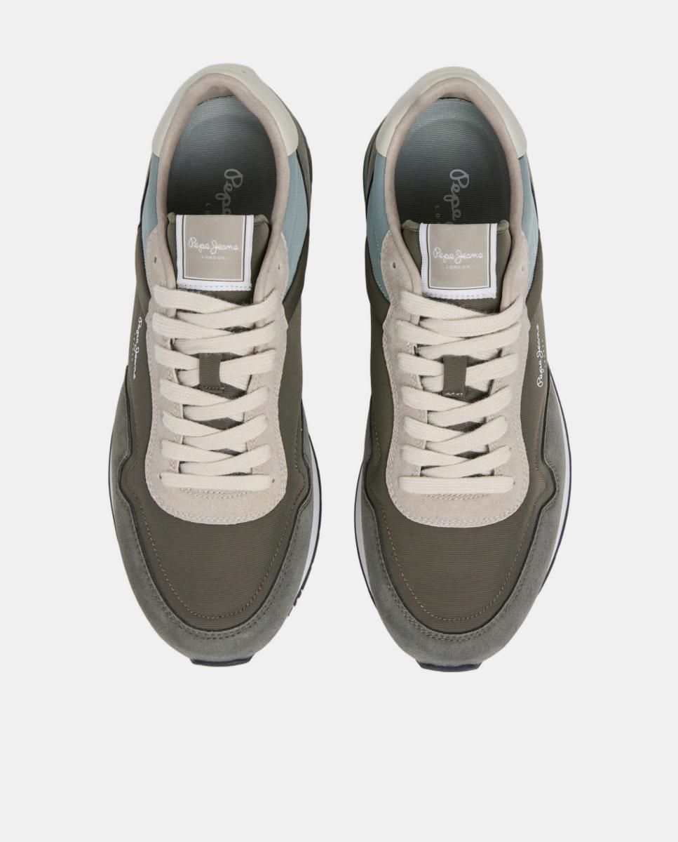 Zapatilla de estilo running con silueta moderna - Pepe Jeans - Verde Oliva Verde Oliva-3