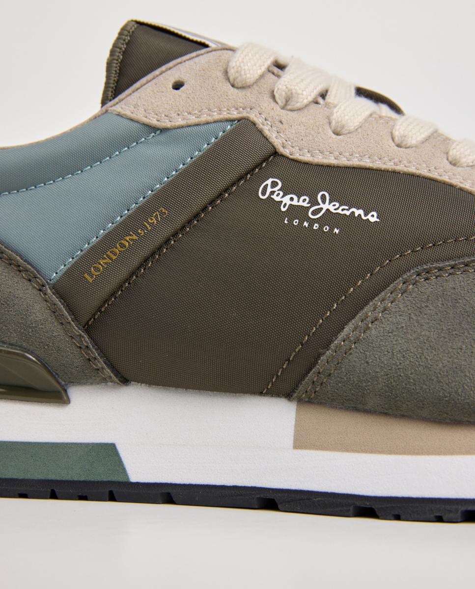 Zapatilla de estilo running con silueta moderna - Pepe Jeans - Verde Oliva Verde Oliva-5